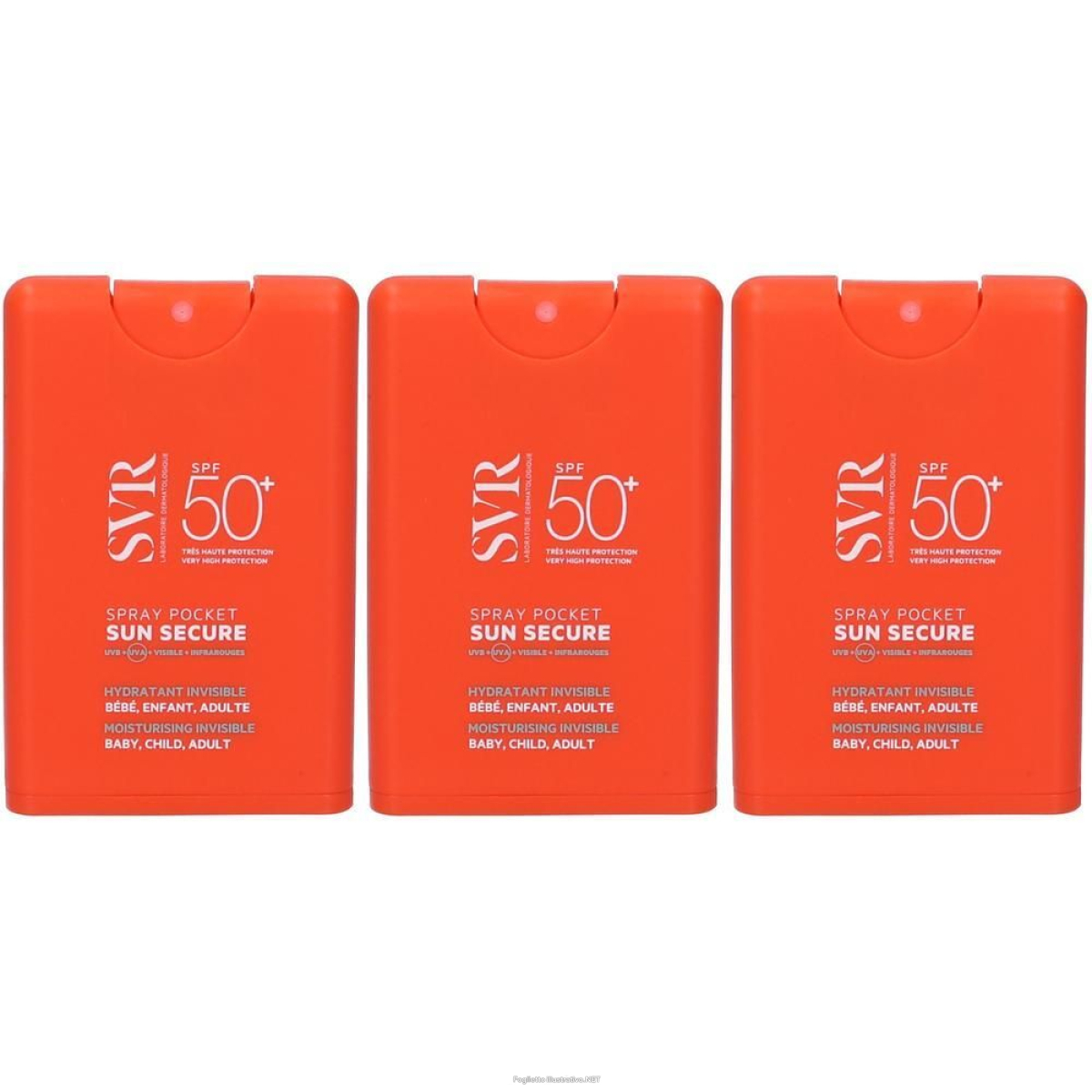 Cerca Offerte di svr sun secure spray pocket spf 50+ 3x20 ml crema e acquista online
