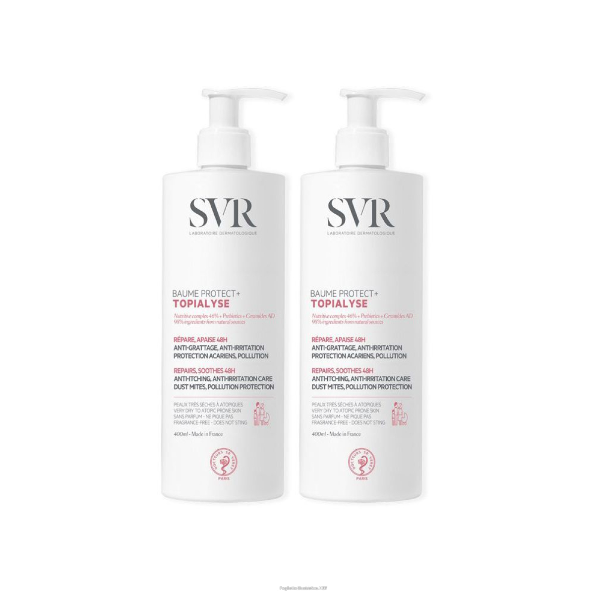 Cerca Offerte di svr topialyse baume protect set da 2 2x400 ml balsamo e acquista online