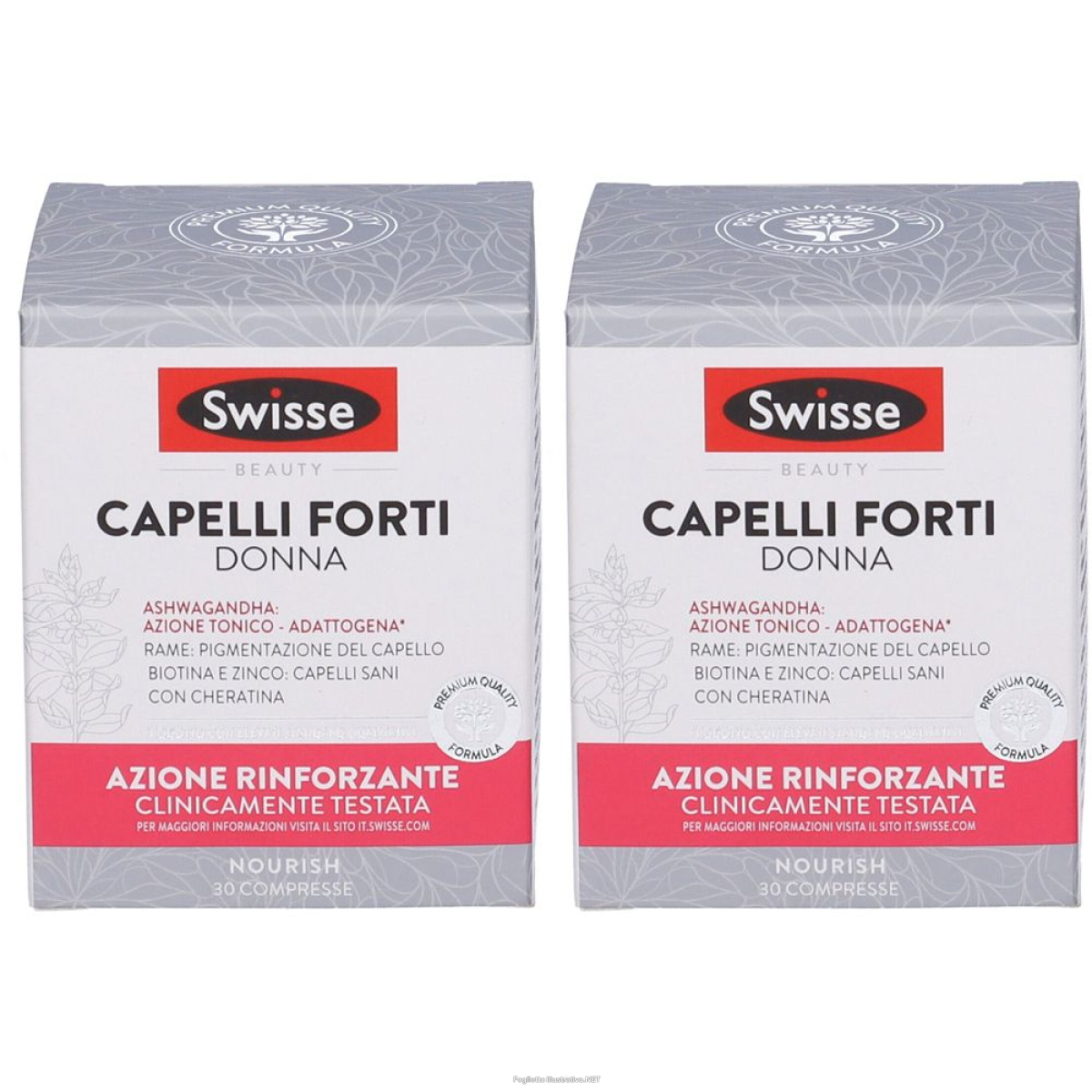 Cerca Offerte di swisse beauty capelli forti donna set da 2 2x30 pz compresse e acquista online