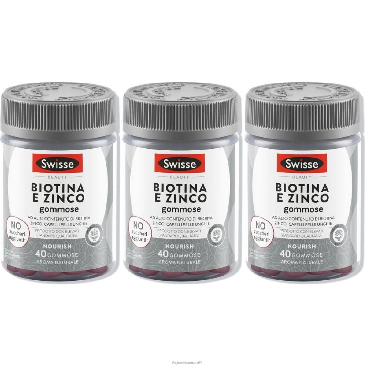 Cerca Offerte di swisse biotina e zinco integratore capelli pelle unghie gommose 3x108 e acquista online