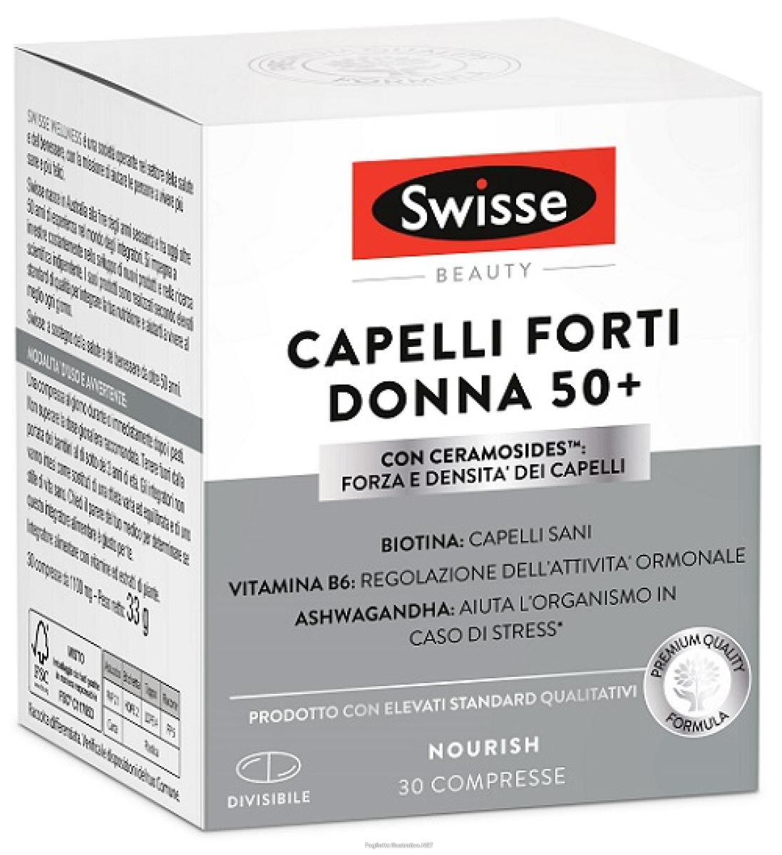 Cerca Offerte di swisse capelli forti donna 50+ 30 compresse e acquista online
