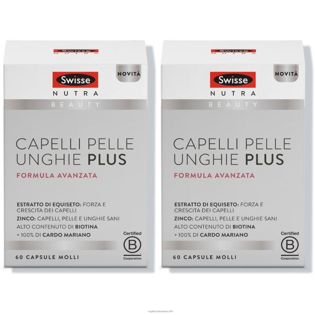 Cerca Offerte di swisse capelli pelle unghie plus integratore capsule molli 2x67,2 g ca e acquista online