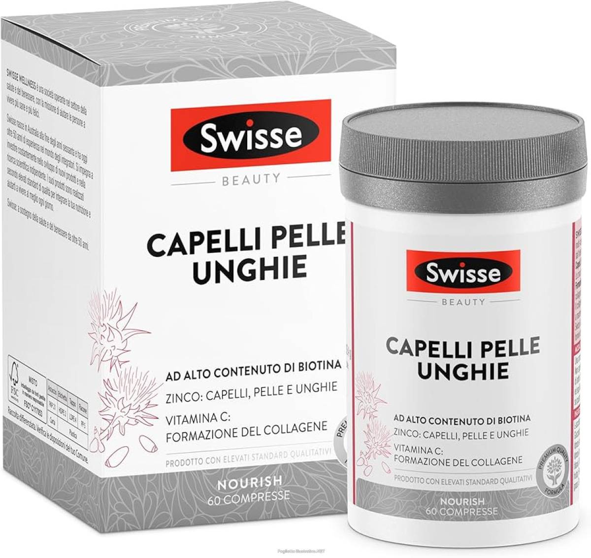 Cerca Offerte di swisse capelli pelle unghie rinforza dall’interno 60 compresse e acquista online