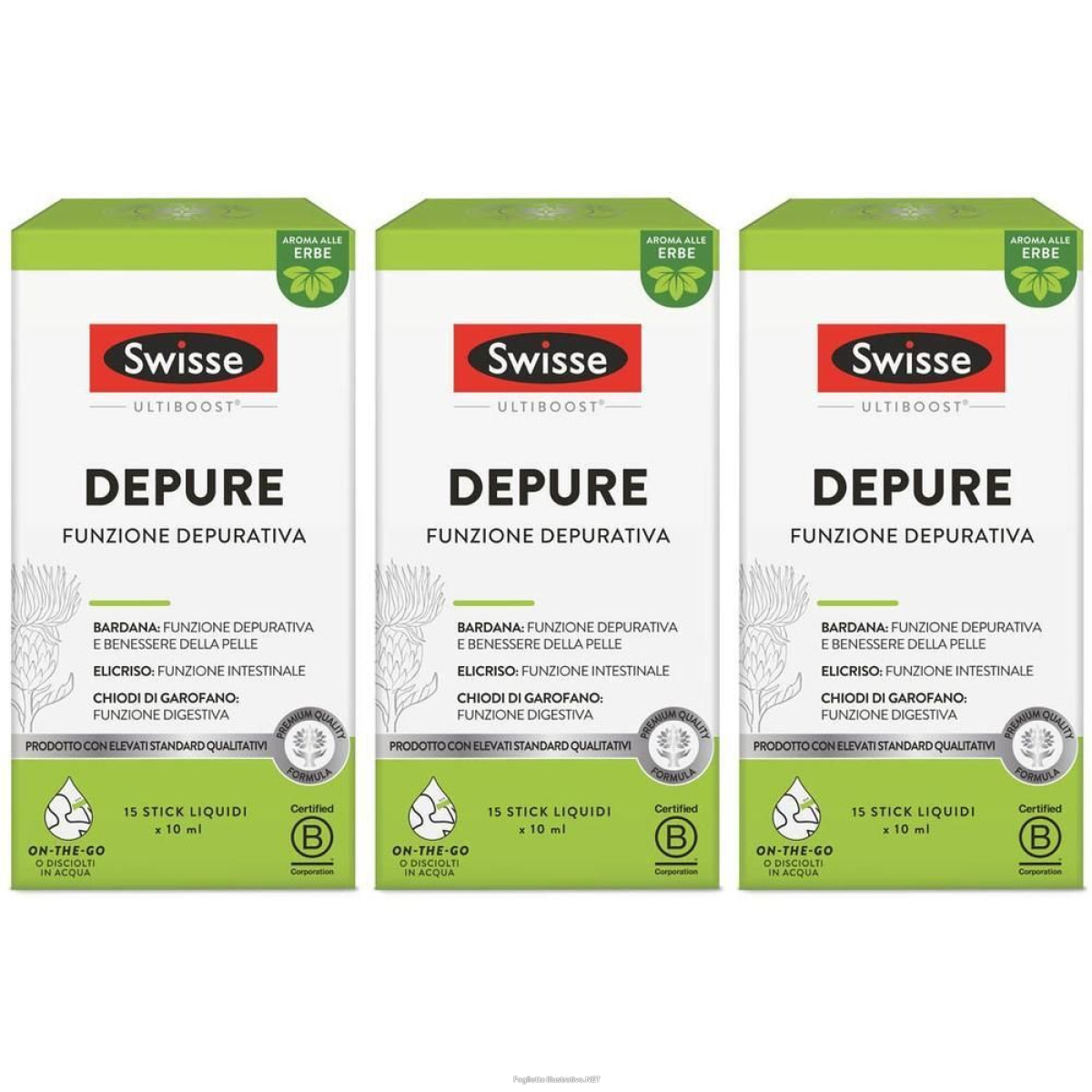 Cerca Offerte di swisse depure stick 3x150 g soluzione orale e acquista online