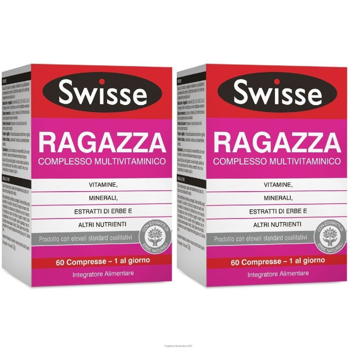 Cerca Offerte di swisse ragazza set da 2 2x60 pz compresse e acquista online