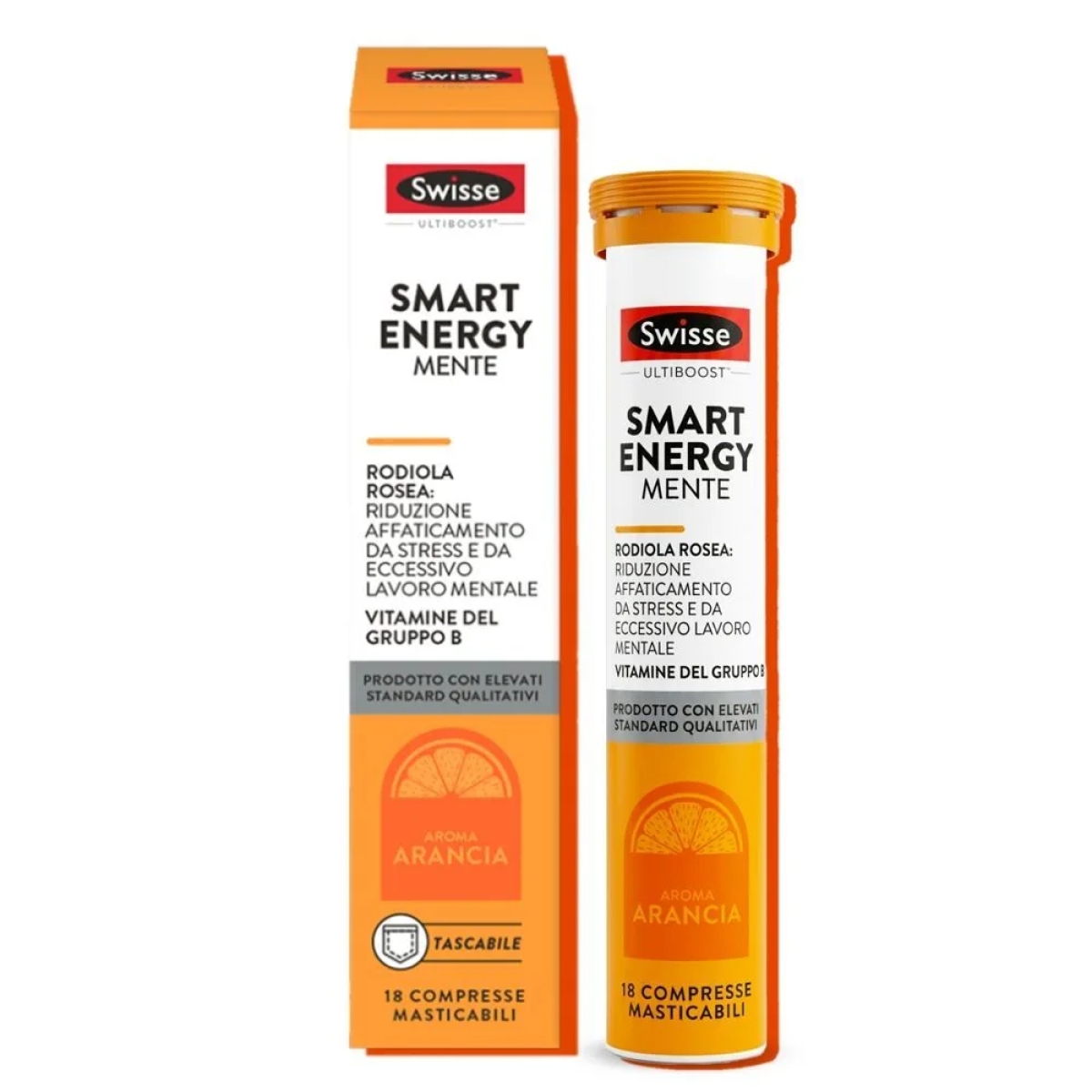 Cerca Offerte di Swisse smart energy 18 compresse masticabili con rodiola 180 mg e vitamine b per energia e stanchezza mentale e acquista online