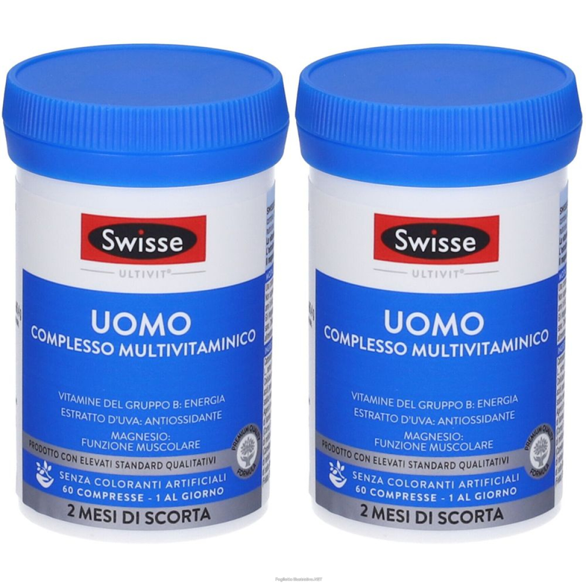 Cerca Offerte di swisse uomo complesso multivitaminico set da 2 2x86,4 g compresse e acquista online