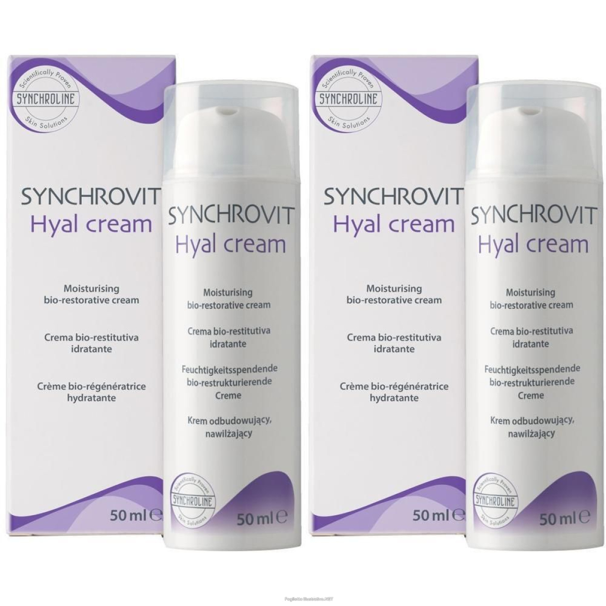 Cerca Offerte di synchrovit hyal cream 2x50 ml crema e acquista online