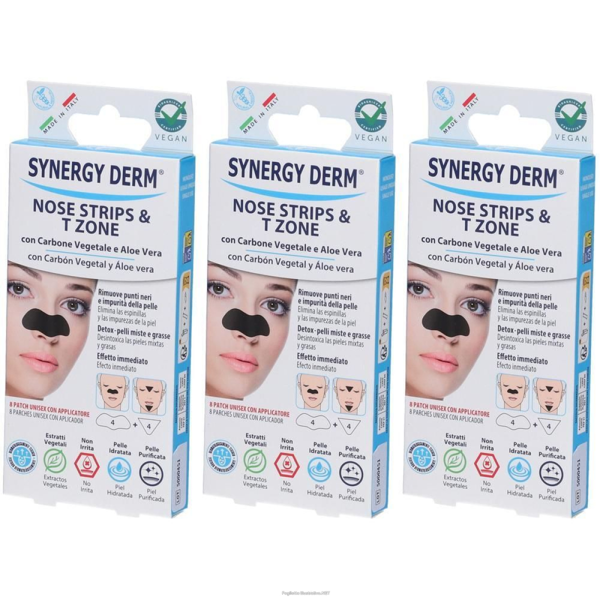 Cerca Offerte di synergy derm nose strips & t zone 3x1 st e acquista online