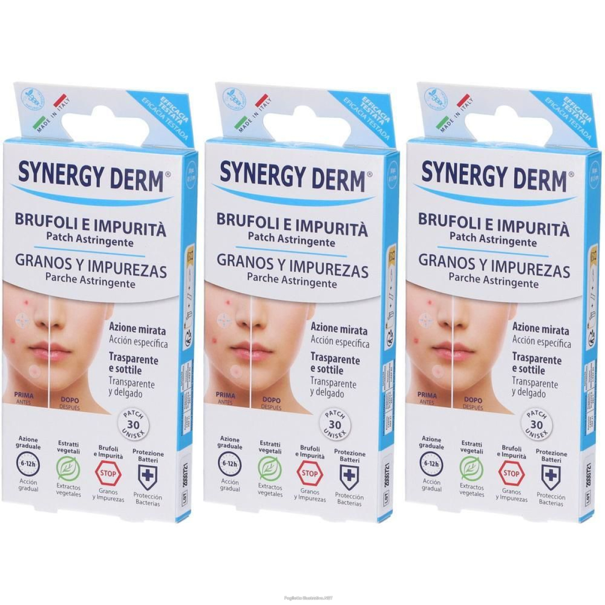 Cerca Offerte di synergy derm patch brufoli 3x30 pz cerotto e acquista online