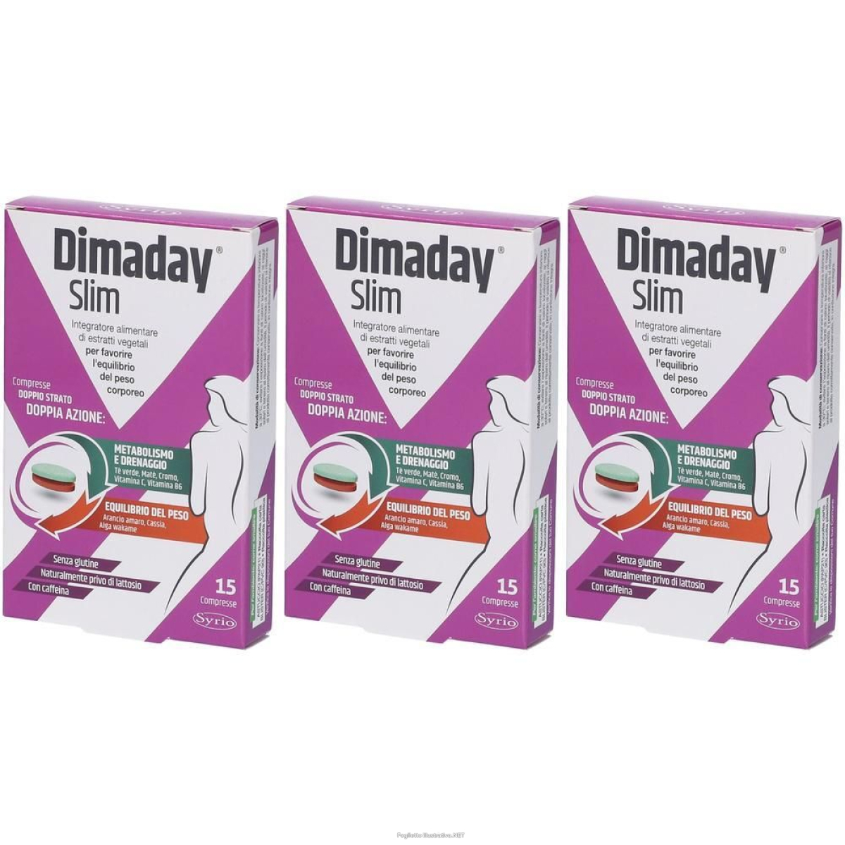 Cerca Offerte di syrio dimaday slim 3x16,5 g compresse e acquista online