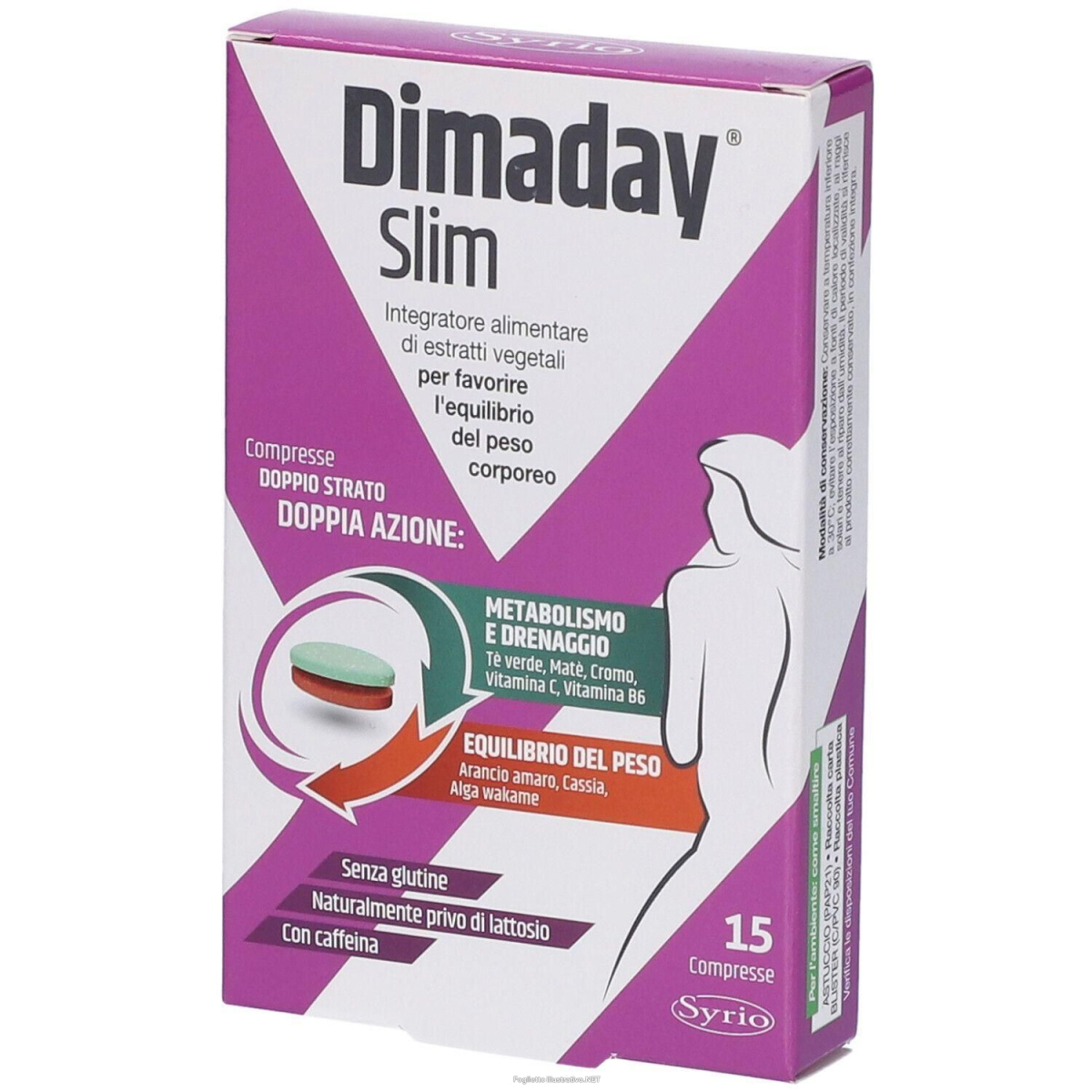 Cerca Offerte di syrio dimaday slim 4x16,5 g compresse e acquista online