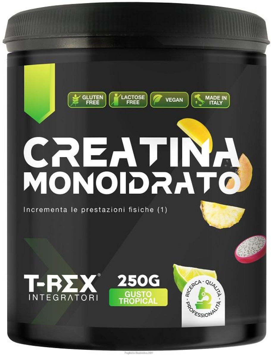 Trova Offerte di t-rex creatina monoidrato gusto tropical da 250g e compra online