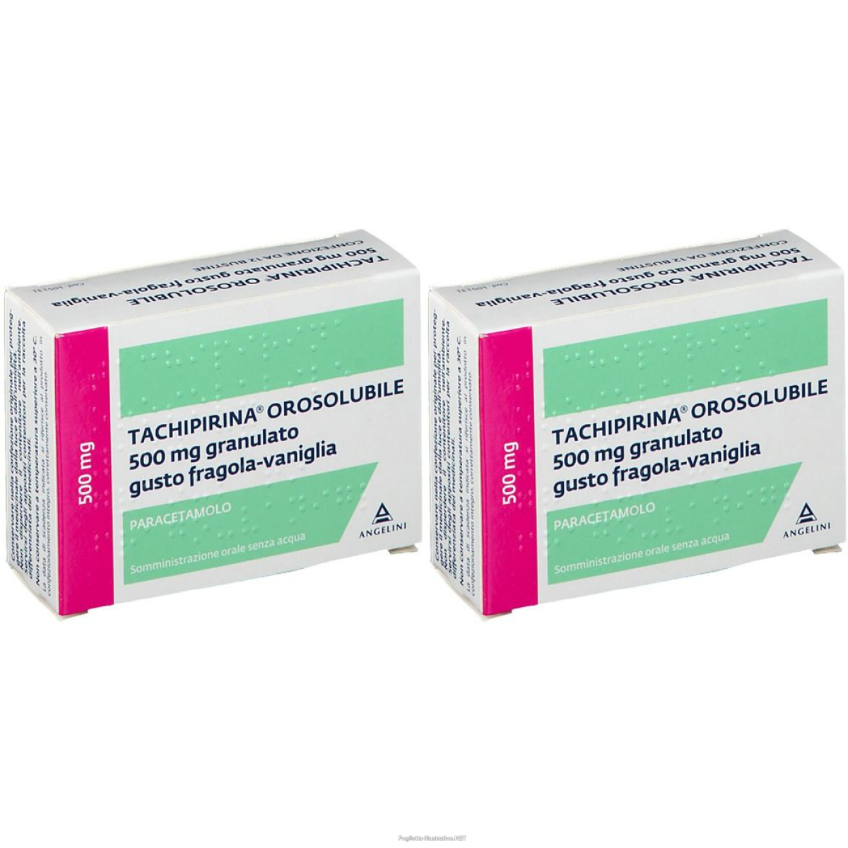 Trova Offerte di tachipirina® orosolubile 500 mg gusto fragola-vaniglia set da 2 2x12 p e compra online