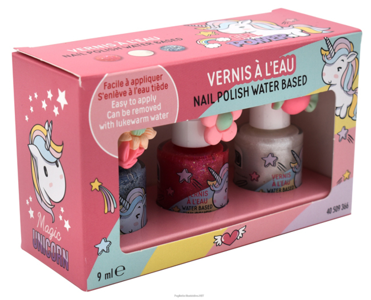 Trova Offerte di take care unicorno de 3 smalto all'acqua 3x9 ml e compra online