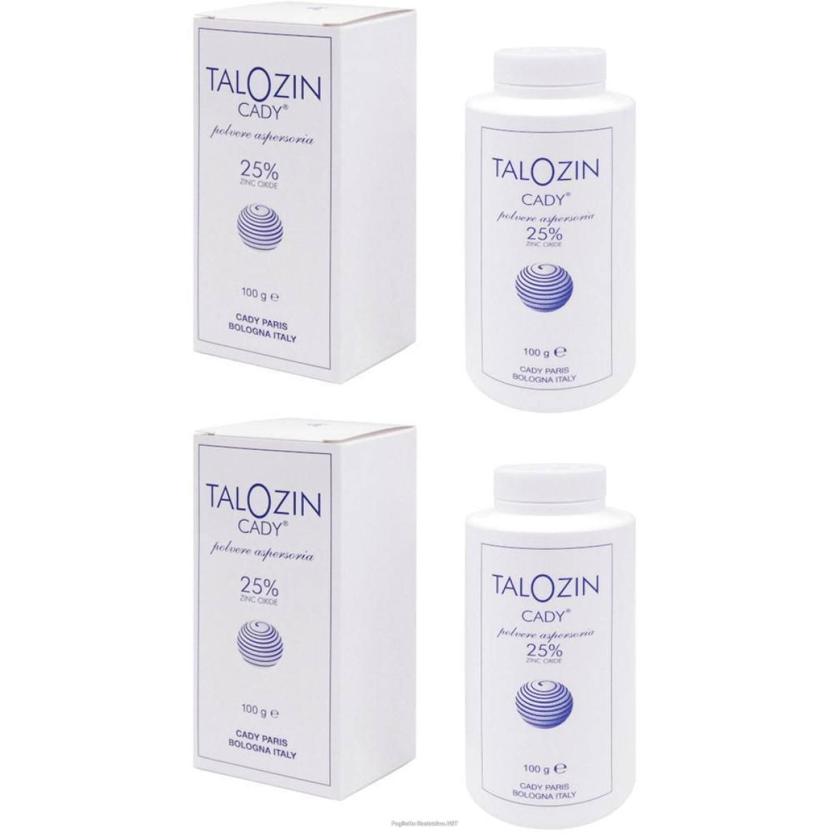 Trova Offerte di talozin cady polvere aspersoria 100 ml 2x100 ml e compra online