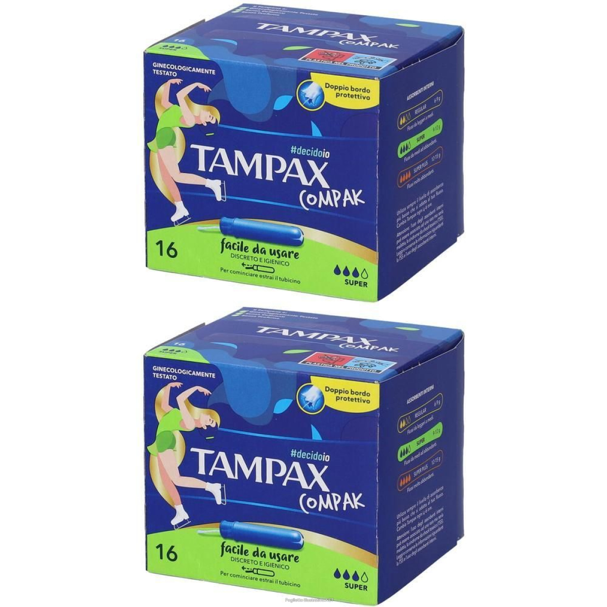Trova Offerte di tampax compak super 2x16 pz tampone e compra online