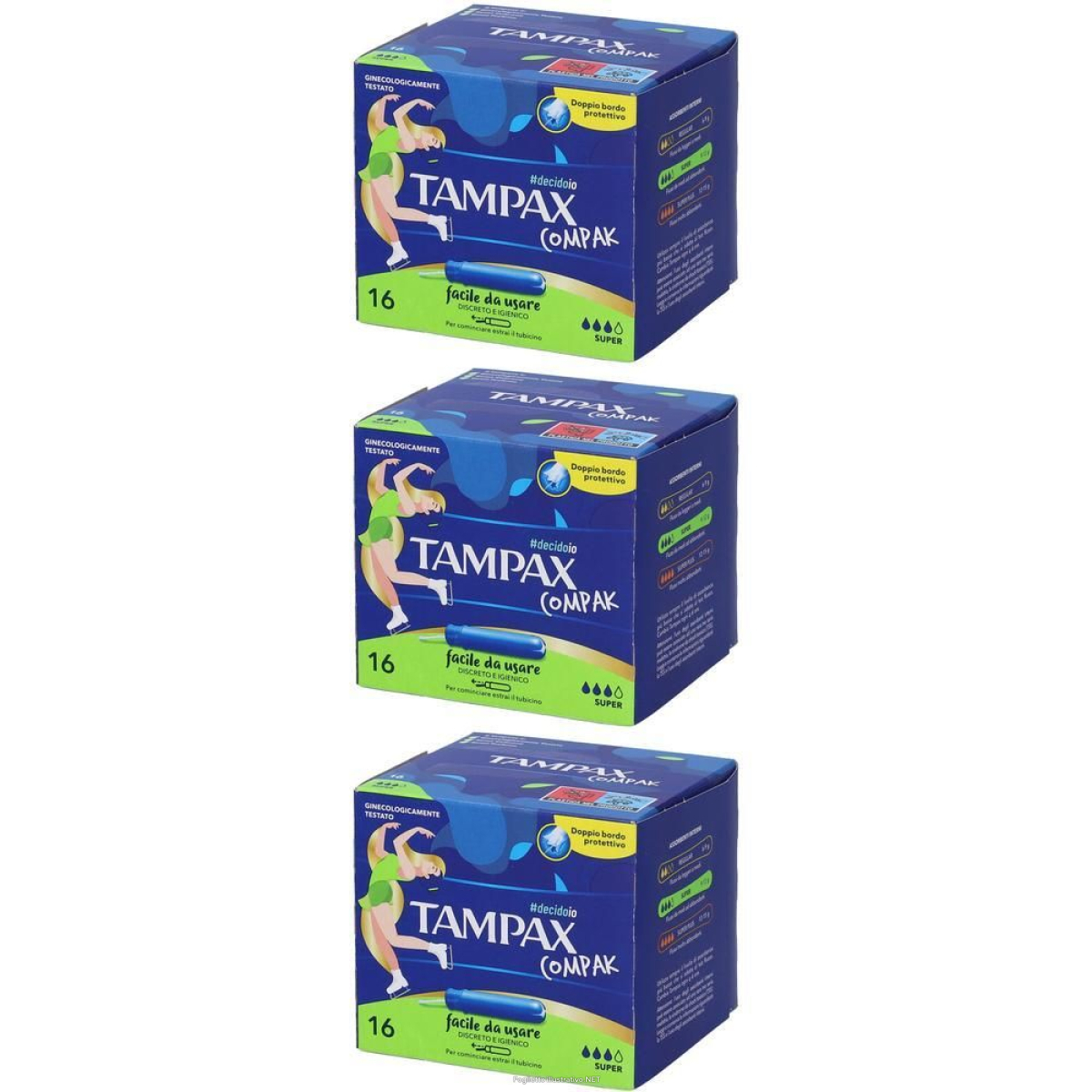 Trova Offerte di tampax compak super 3x16 pz tampone e compra online