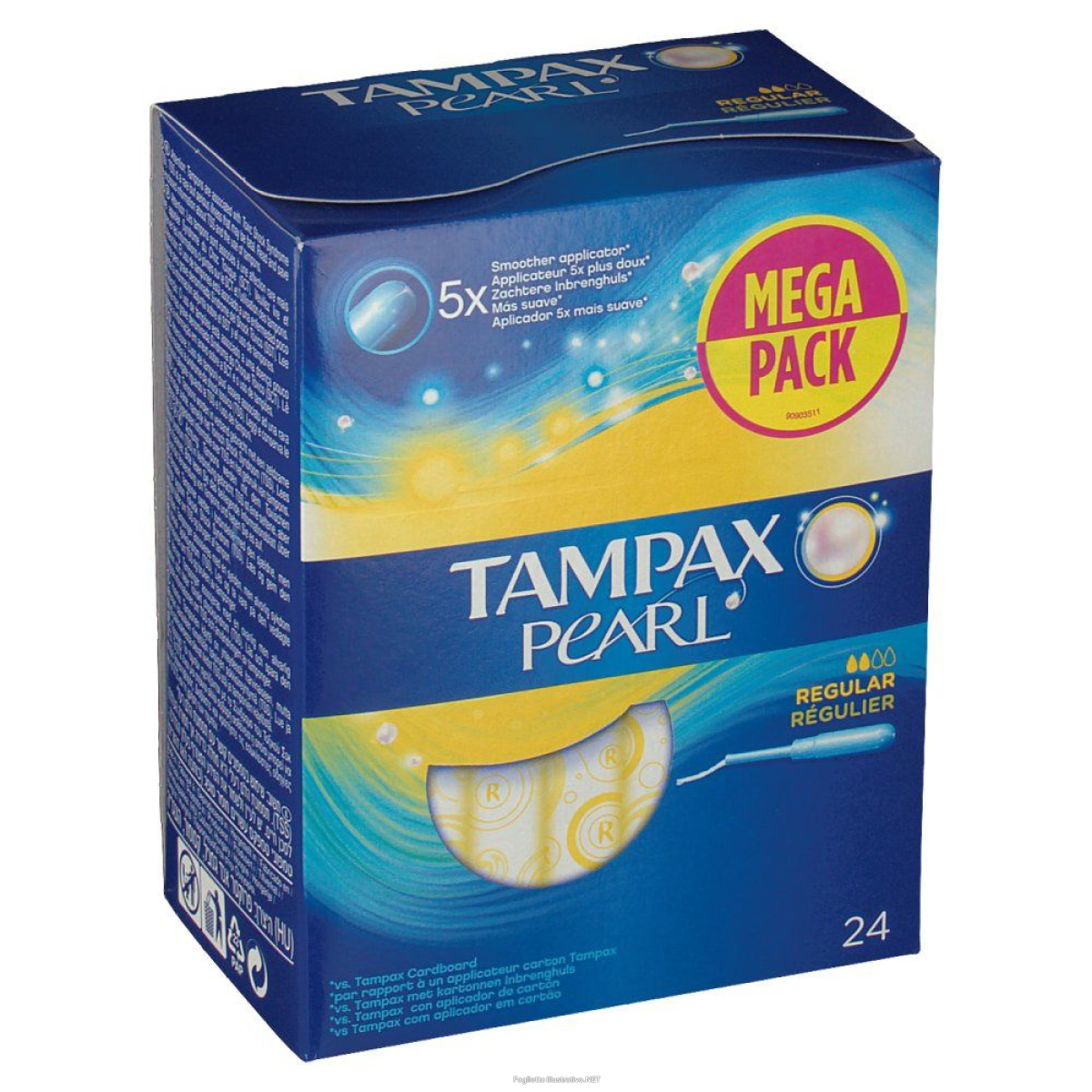 Trova Offerte di tampax pearl regular 24 pz tampone e compra online