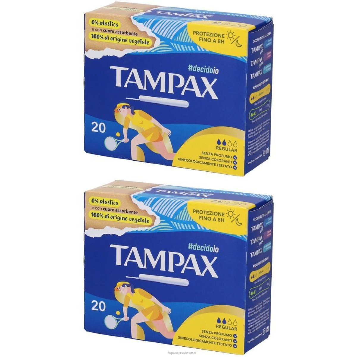 Trova Offerte di tampax regular 2x20 pz tampone e compra online