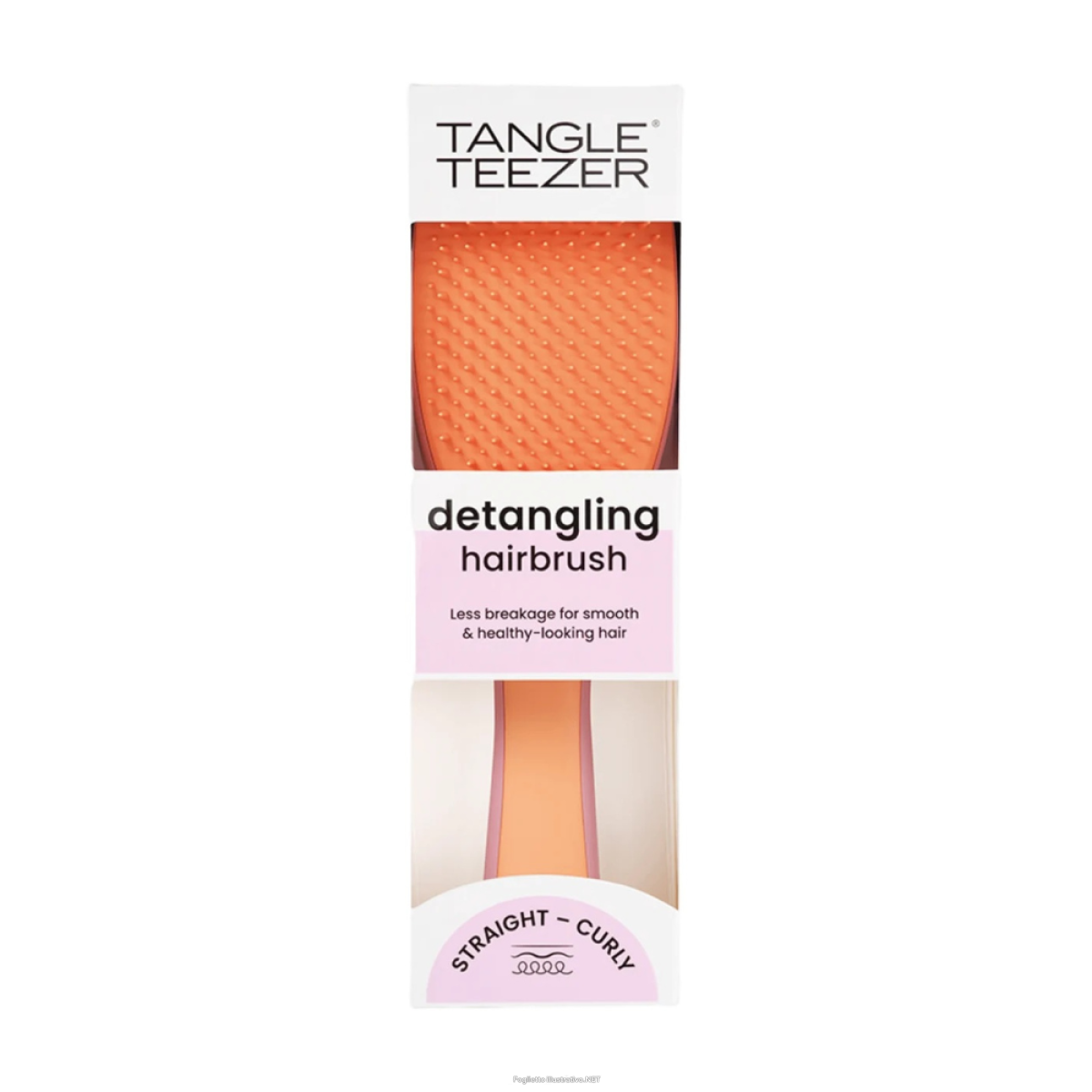 Trova Offerte di tangle teezer the ultimate detangler, tangle teezer, spazzola districante con manico, rosa e arancione, 1 pezzo, spazzola per capelli bagnati e asciutti e compra online