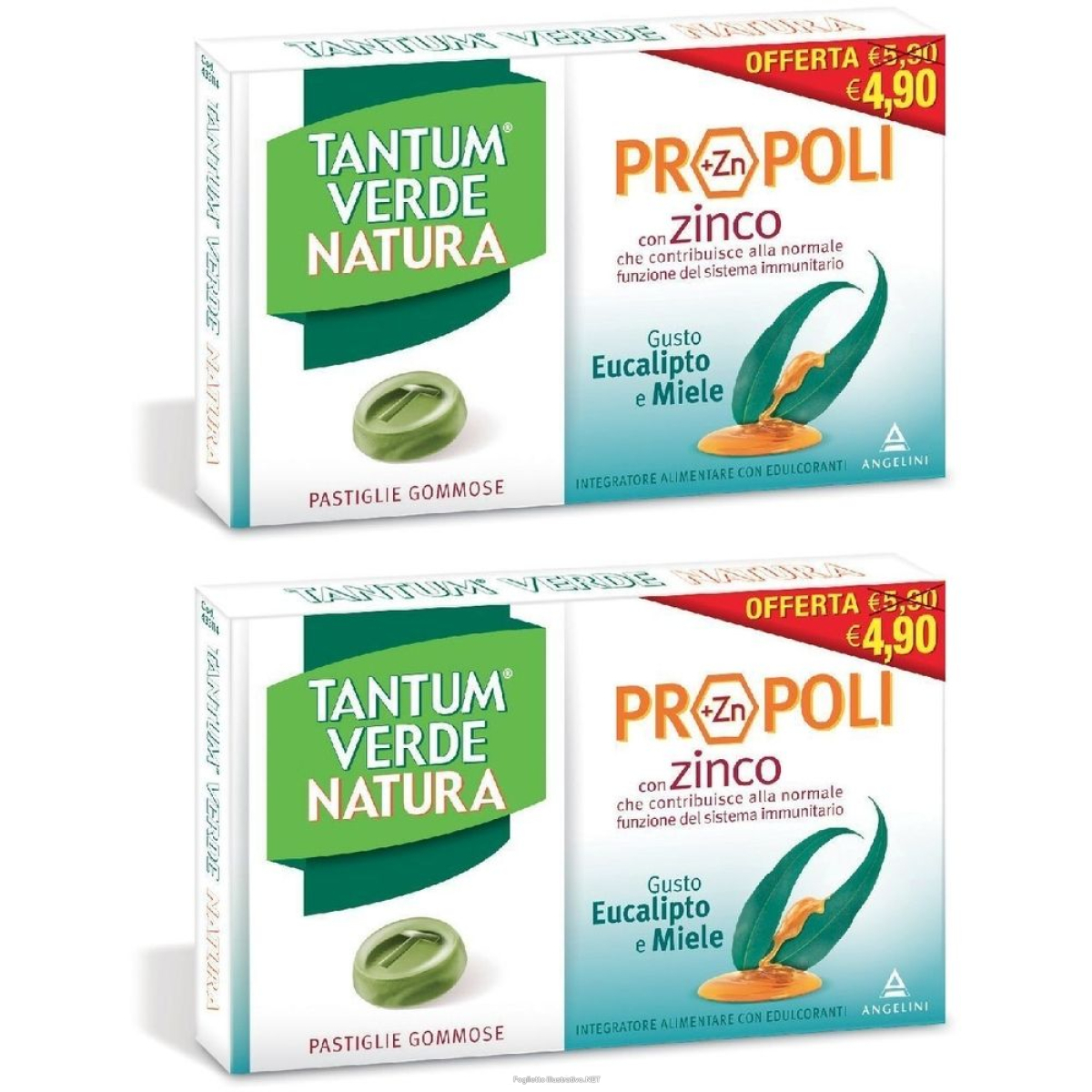 Trova Offerte di tantum® verde natura gusto eucalipto e miele set da 2 pz pastiglie e compra online