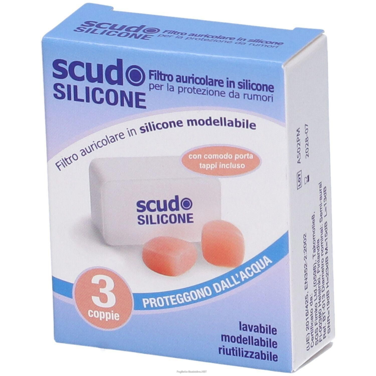 Trova Offerte di tappo auricolare earplug scudo in silicone 3 coppie 4x60 st e compra online
