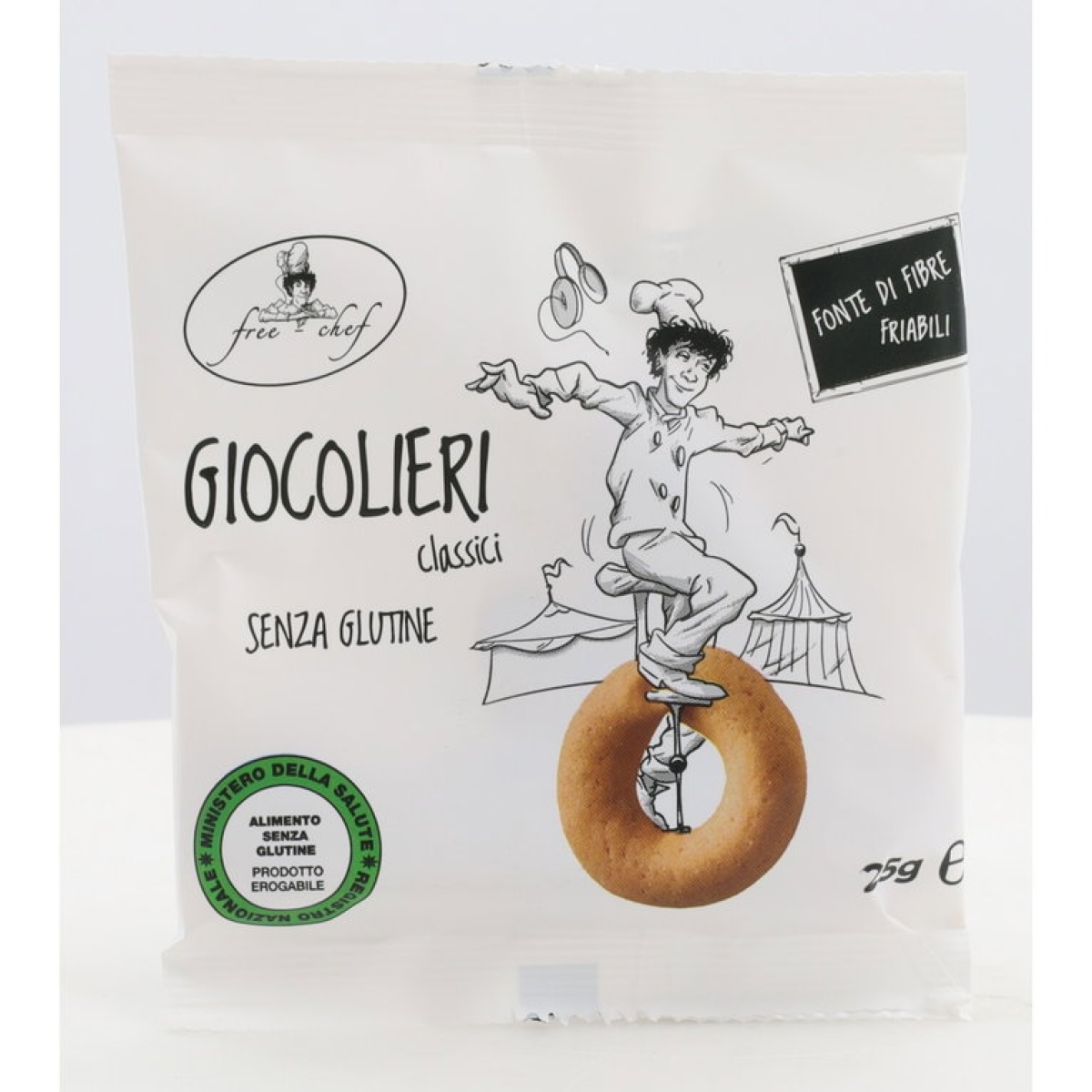 Trova Offerte di Tarallini free chef giocolieri classici senza glutine, 25g e compra online