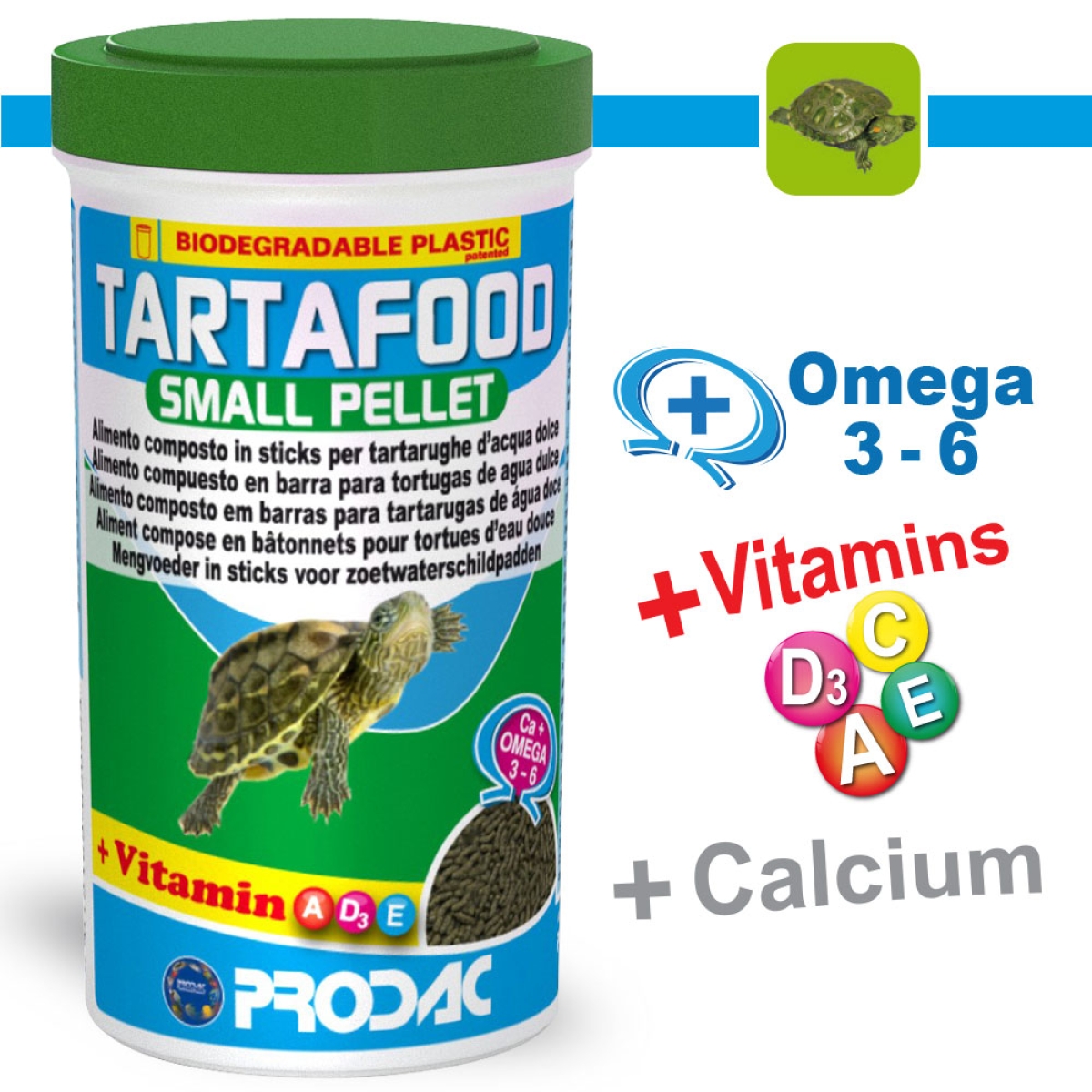 Trova Offerte di Tartafood small pellet - alimento in pellet per tartarughe d’acqua dolce di piccola taglia 250 ml e compra online