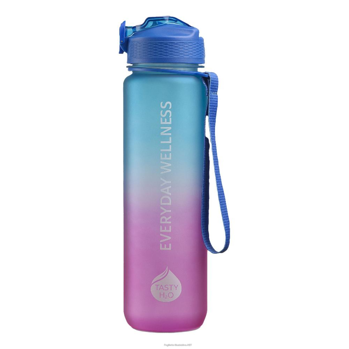 Trova Offerte di tasty bottiglia motivazionale tasty h2o 1 lt blu rosa e compra online