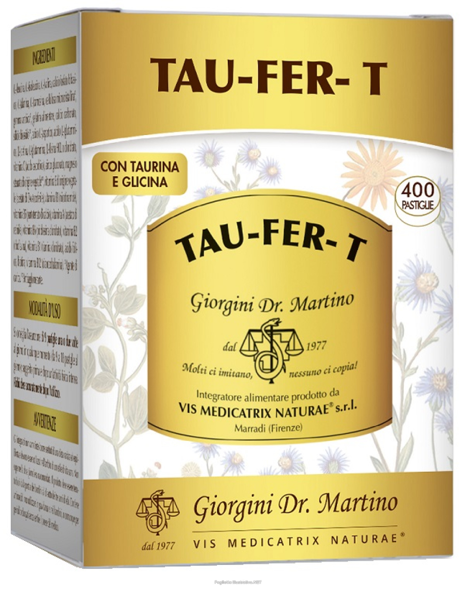 Trova Offerte di tau-fer-t integratore per la funzionalità epatica e digestiva 400 pastiglie e compra online