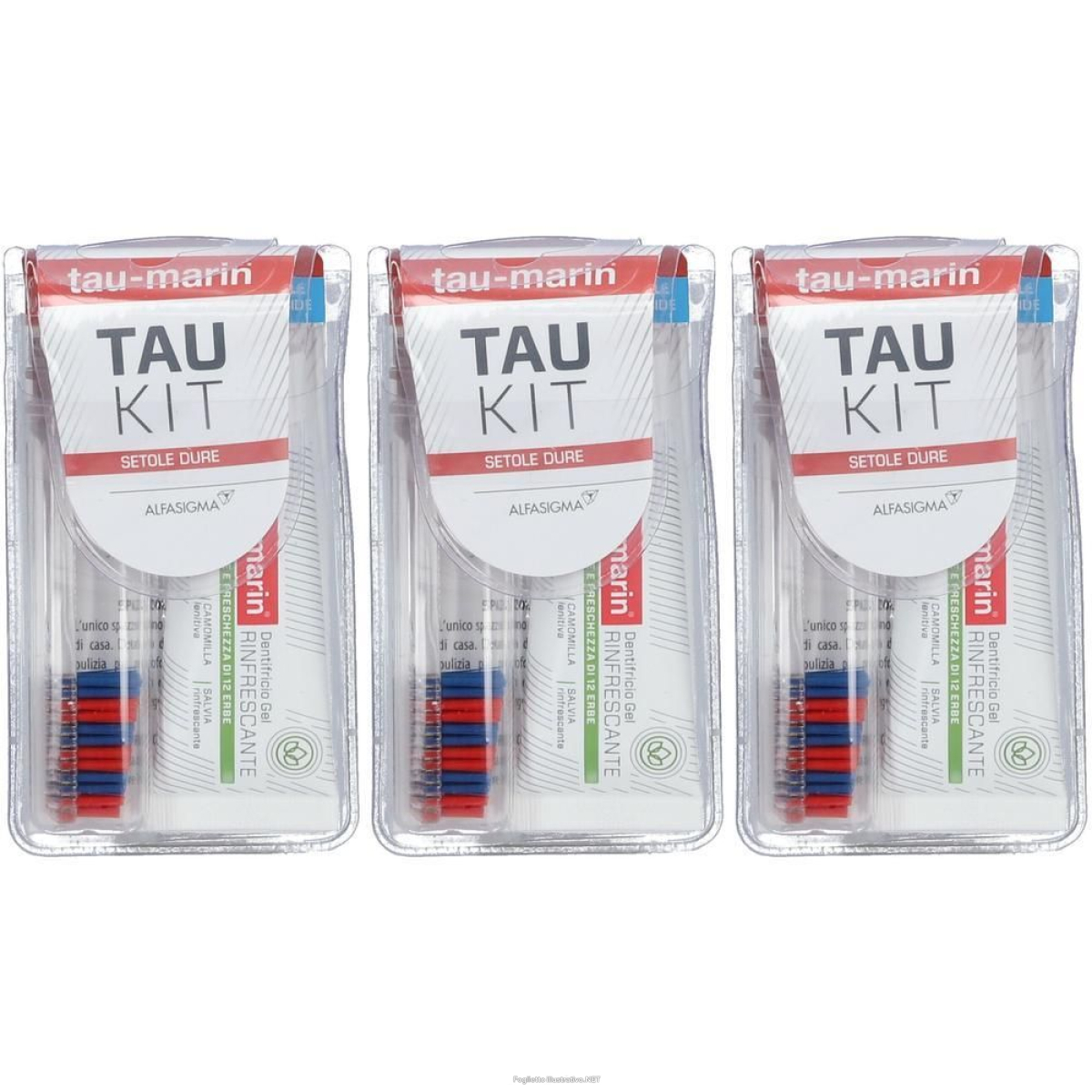 Trova Offerte di tau-marin kit spazzolino duro e dentifricio gel rinfrescate alle erbe e compra online