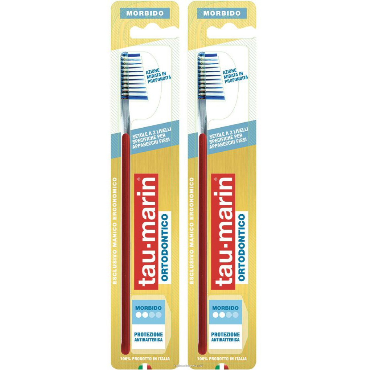 Trova Offerte di tau marin® ortodontico morbido set da 2 2x1 pz spazzolino denti e compra online
