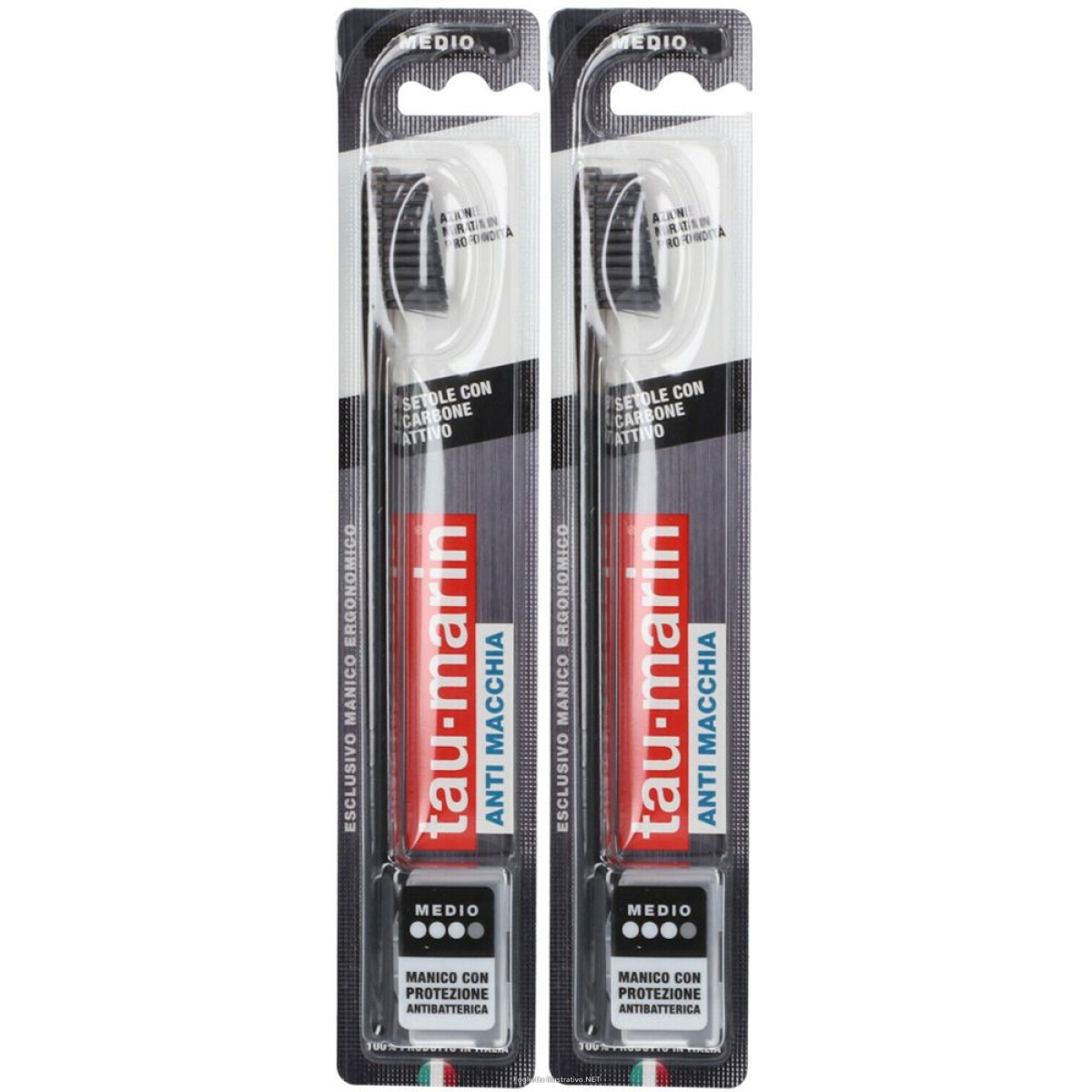 Trova Offerte di tau marin® professional black set da 2 2x1 pc spazzolino denti e compra online
