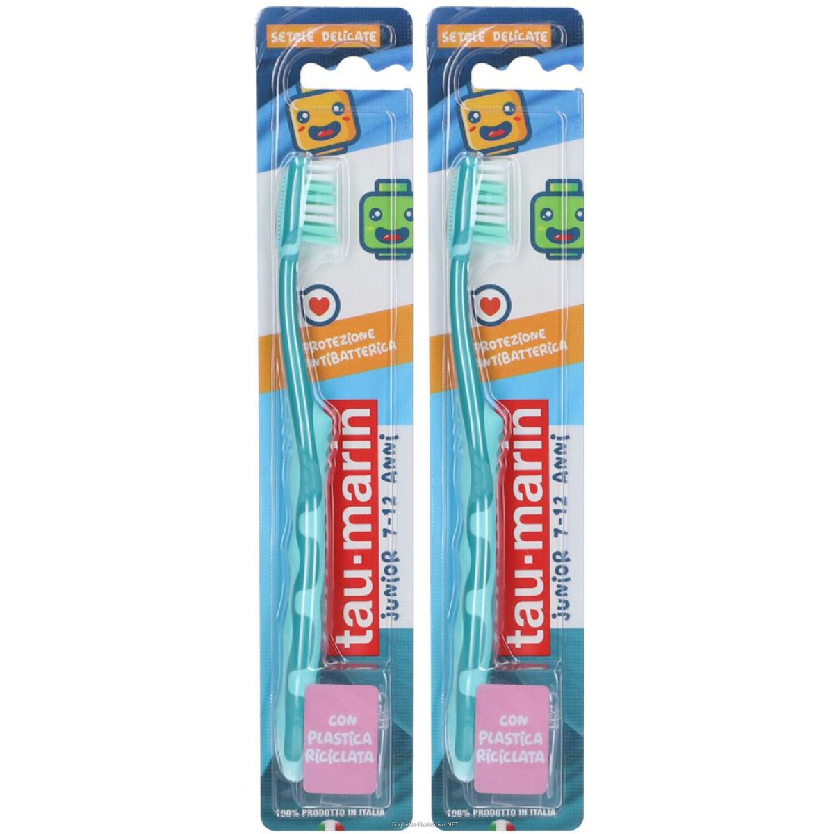 Trova Offerte di tau marin spazzolino junior antibatterico 7-12 anni set da 2 2x1 pz sp e compra online