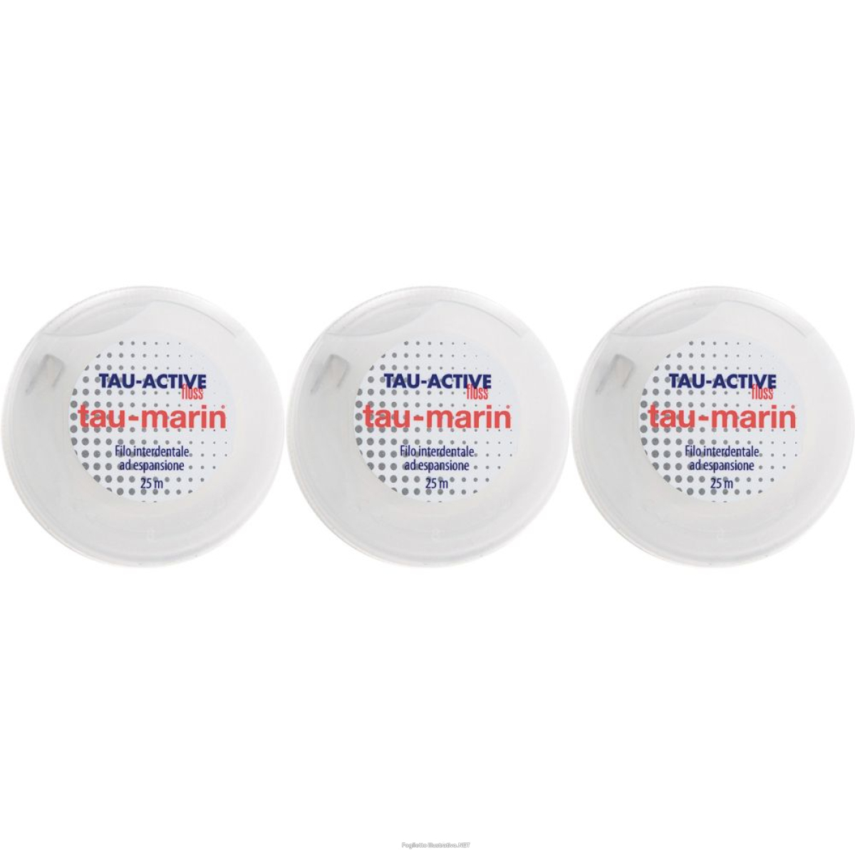Trova Offerte di tau-marin® tau-active floss set da 3 3x25 m filo interdentale e compra online