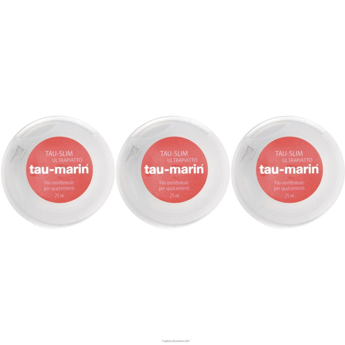 Trova Offerte di tau-marin® tau-slim ultrapiatto set da 3 3x25 m filo interdentale e compra online
