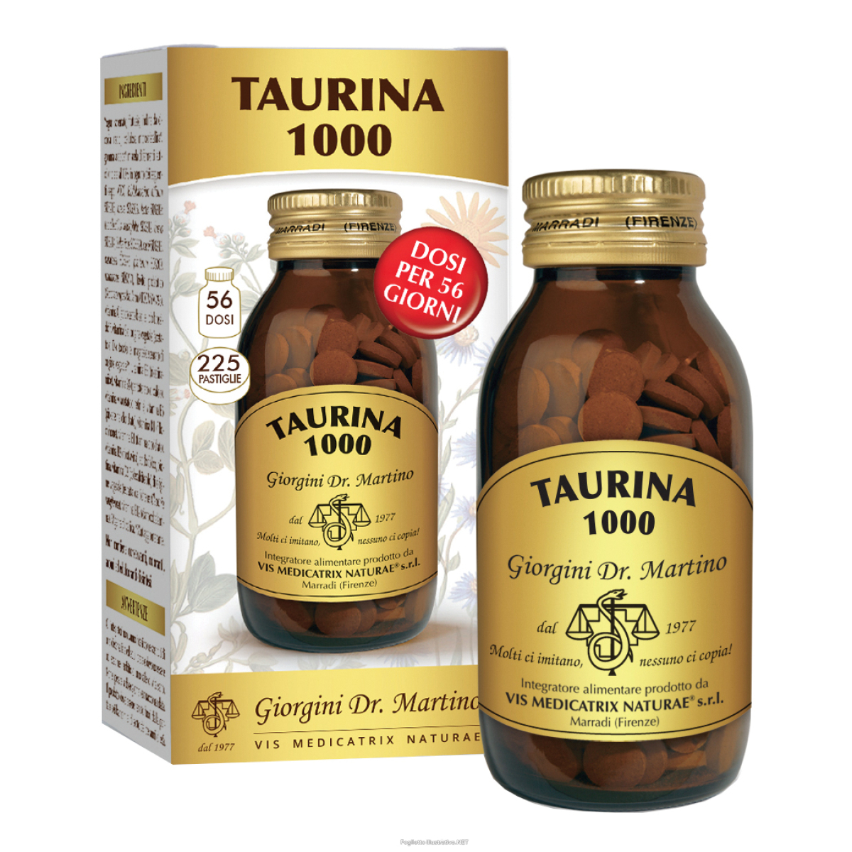 Trova Offerte di taurina 1000 225 pastiglie e compra online