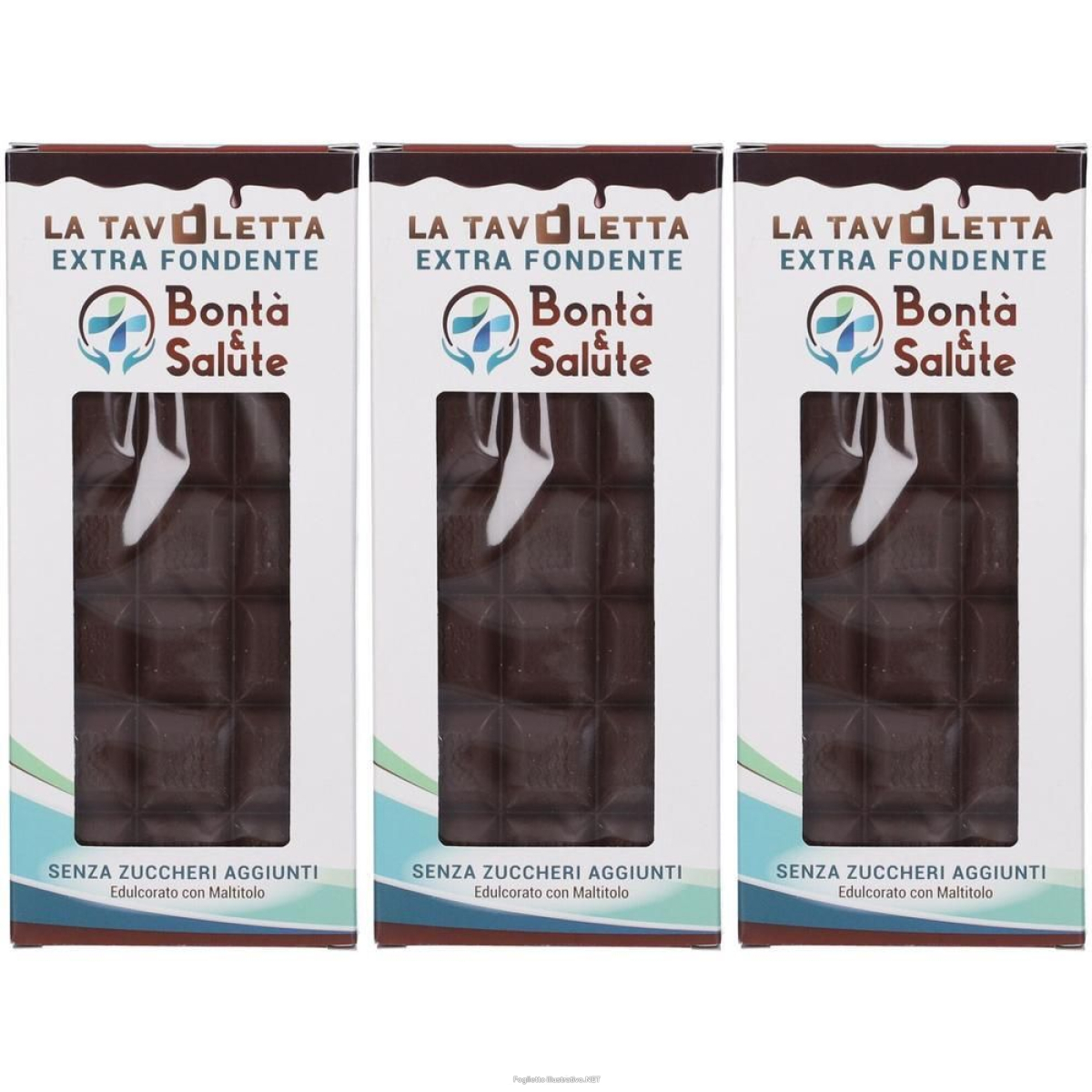 Trova Offerte di tavoletta cioccolato fondente maltitolo 3x90 g e compra online