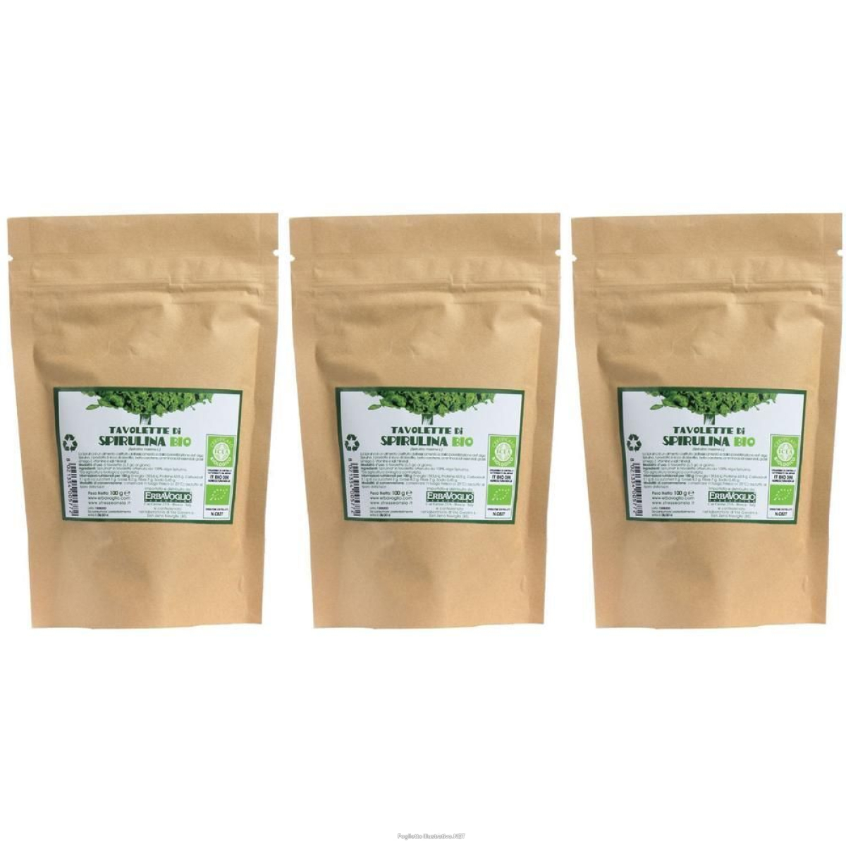 Trova Offerte di tavolette di spirulina bio 3x100 g e compra online