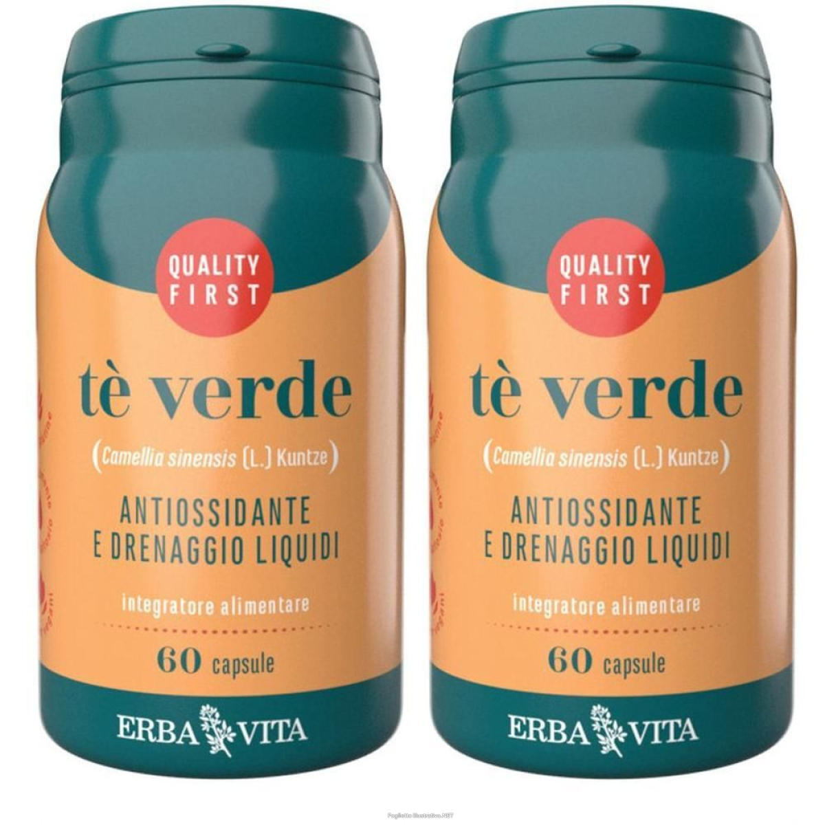 Trova Offerte di te' verde 60 capsule 2x60 pz e compra online