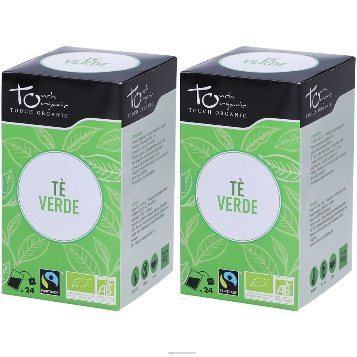 Trova Offerte di te' verde bio 24 x 2 g set da 2x24 pz bustine filtro e compra online