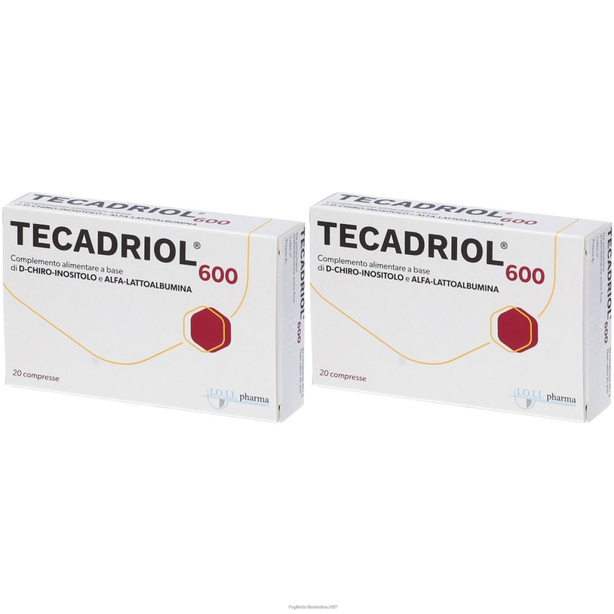 Trova Offerte di tecadriol 600 set da 2 2x20 g compresse e compra online