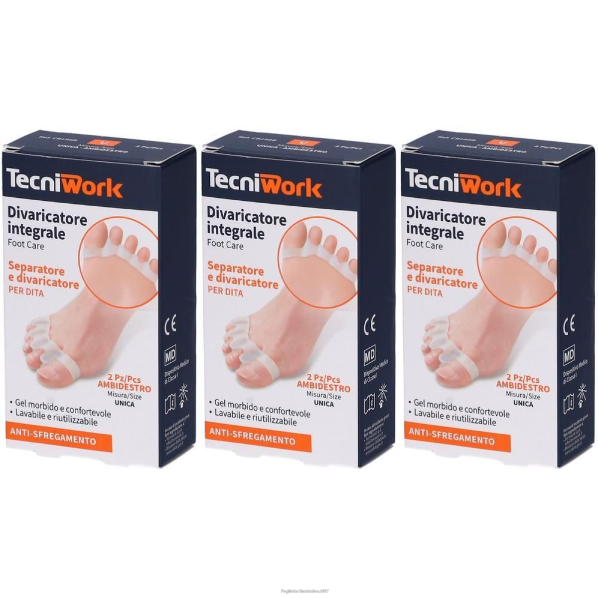 Trova Offerte di tecniwork divaricatore integrale dita piede - ambidestro misura unica e compra online