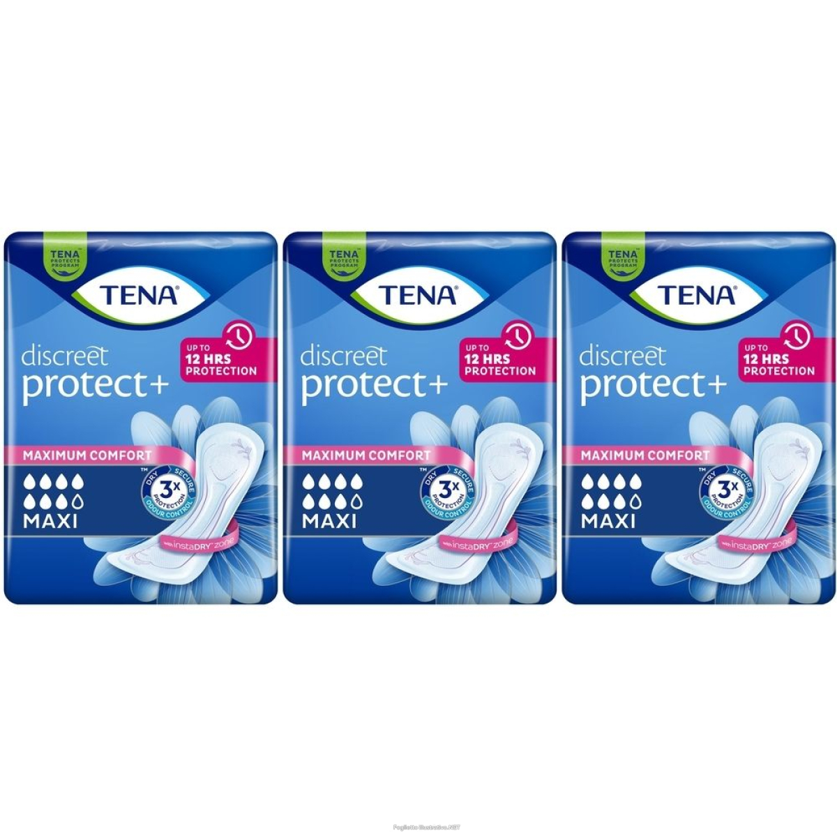 Trova Offerte di tena® discreet maxi set da 3 3x12 pz assorbenti e compra online