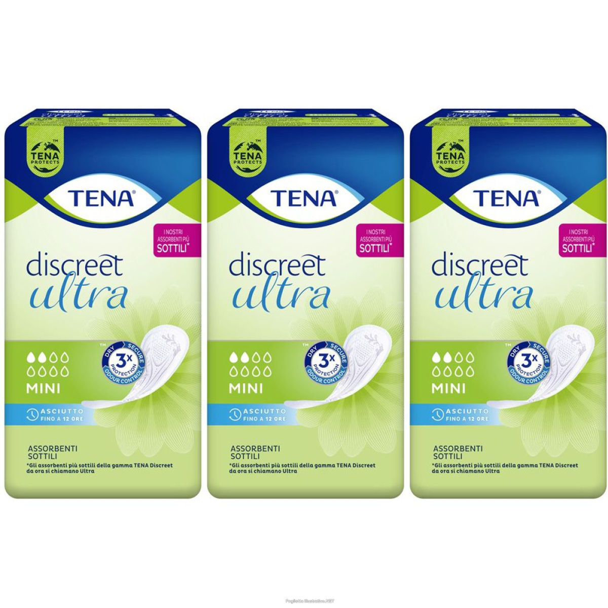 Trova Offerte di tena® lady discreet mini set da 3 3x20 pz assorbenti e compra online