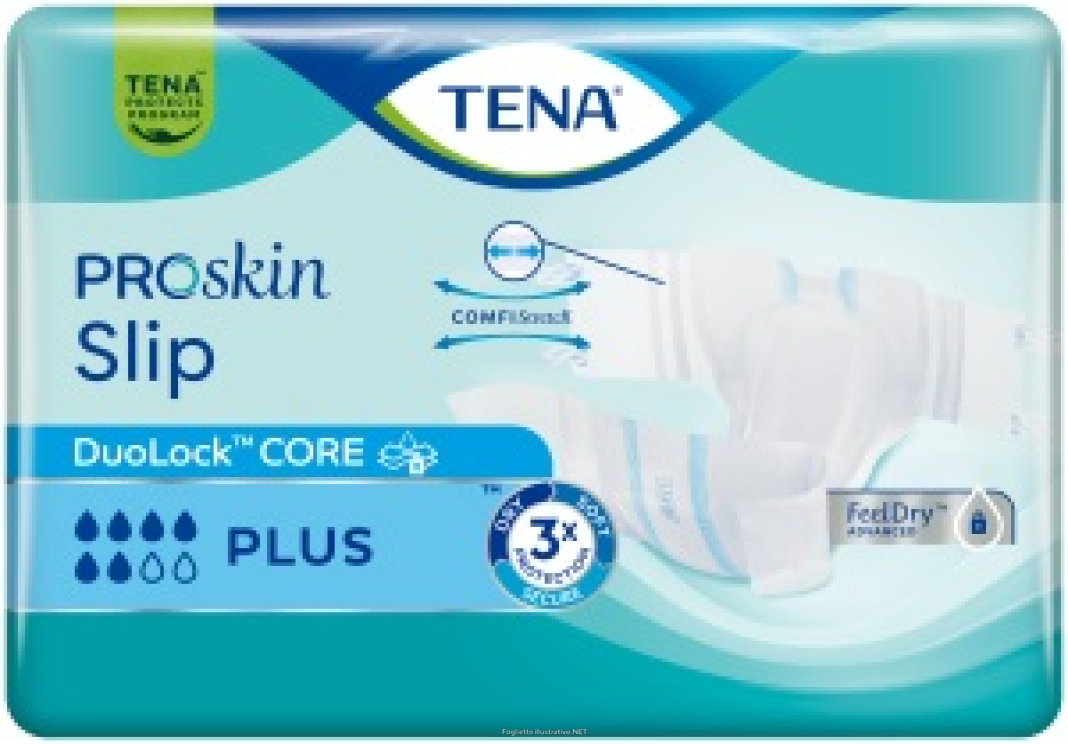 Trova Offerte di tena proskin plus slip pannoloni assorbenti per incontinenza moderata e pesante taglia l 10 pezzi e compra online