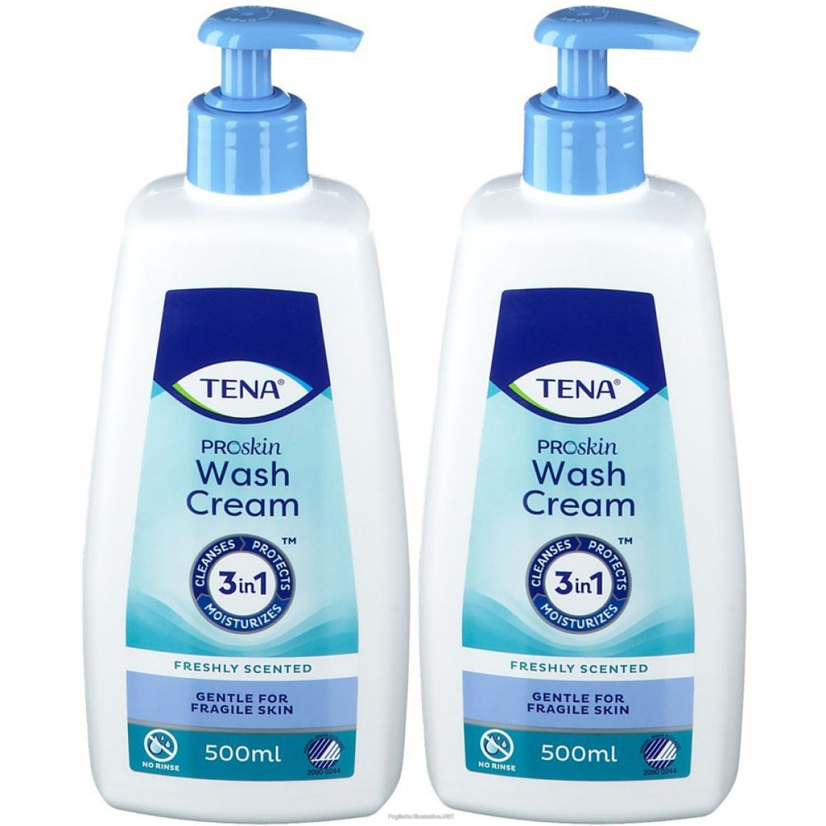 Trova Offerte di tena® proskin wash cream set da 2 2x500 ml detergente e compra online
