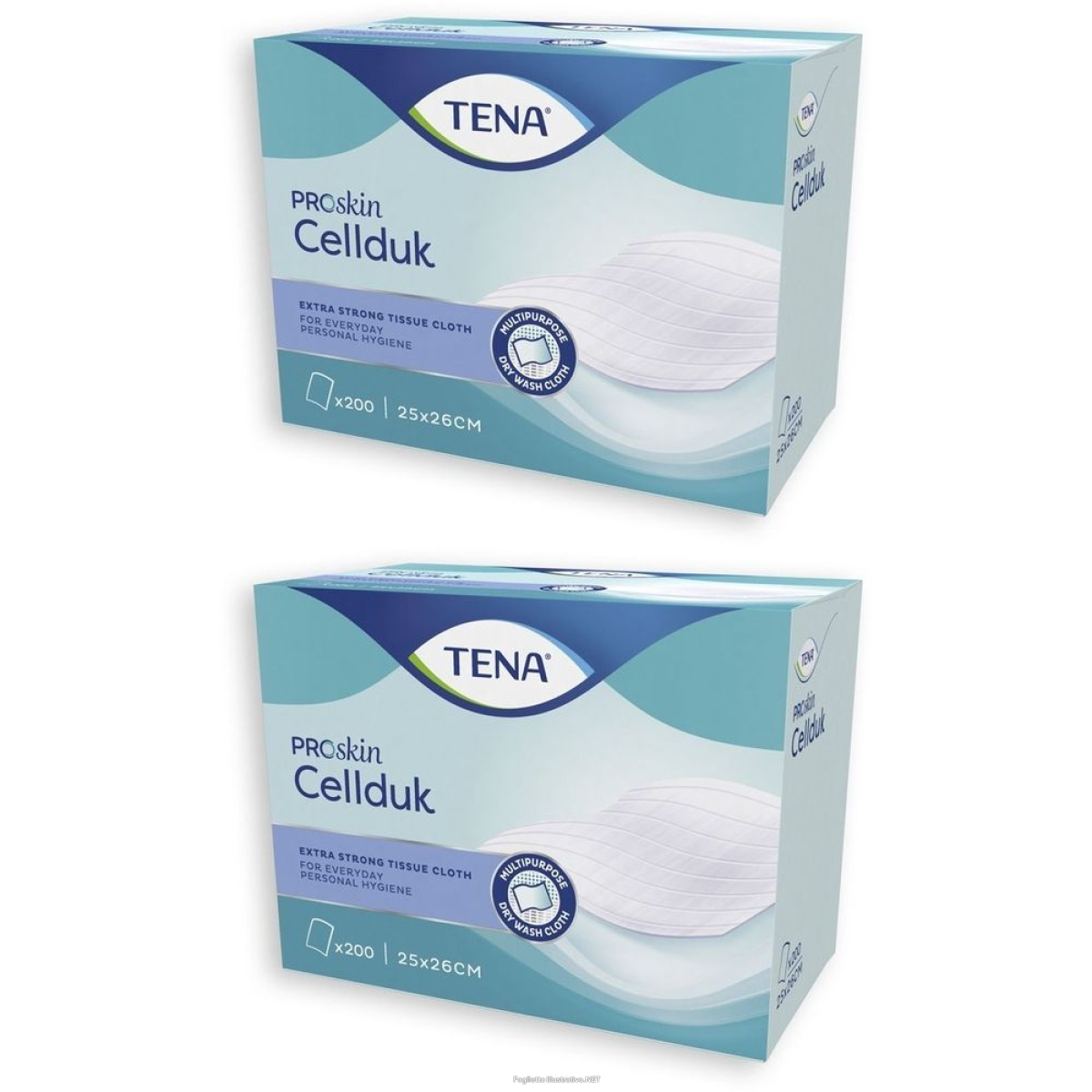 Trova Offerte di tena set cellduk da 2 2x200 pz salviette e compra online