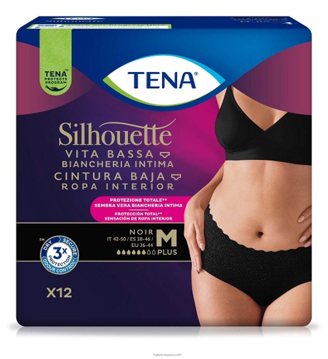 Trova Offerte di tena silhouette noir m vb 12pz e compra online